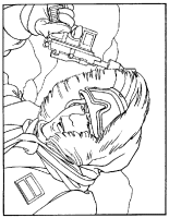 A coloring page of star wars